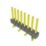 Conn Unshrouded Header HDR 8 POS 2.54mm Solder ST Top Entry SMD Tube