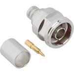 Conn Type N 0Hz to 11GHz 50Ohm Crimp ST Cable Mount PL Gold