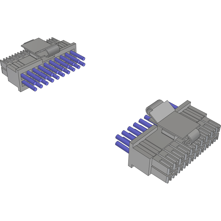 Samtec-MMSDT-10-20-S-06.00-DKMUS Cable Assembly AC Power Cable Assembly 0.152m Power to Power 20 to 20 POS SKT-SKT Crimp-Crimp 20AWG