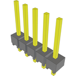 Conn Unshrouded Header HDR 5 POS 2.54mm Solder ST Top Entry Thru-Hole Bulk