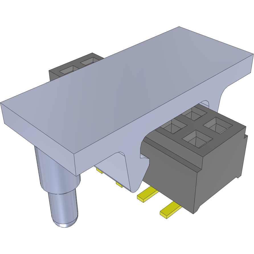 Samtec-CLM-107-02-H-D-PA-TR Connector Headers and PCB Receptacles Conn Micro Socket Strip SKT 14 POS 1mm Solder ST Top Entry SMD T/R