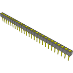 Conn Socket Strip SKT 26 POS 2.54mm Solder ST Top Entry Thru-Hole Tube