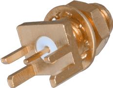 Cinch Connectivity Solutions-142-0721-871 Connettore RF Conn SMA 0Hz to 18GHz 50Ohm Solder ST Edge Mount RCP Gold Over Nickel