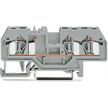 WAGO-281-679 Bloques terminales del conector Conn Terminal Block 3 POS Spring Clamp DIN Rail 32A Box