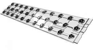 Carclo Technical Plastics-12926 Lentes ópticos 292X61mm Narrow Spot Plain Freeform Optic Lens