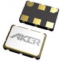 Aker Technology-S7A33025-125.000-P-X-R SMD-Quarzoszillator Oscillator XO 125MHz ±25ppm LVPECL 55% 3.3V 6-Pin CSMD T/R