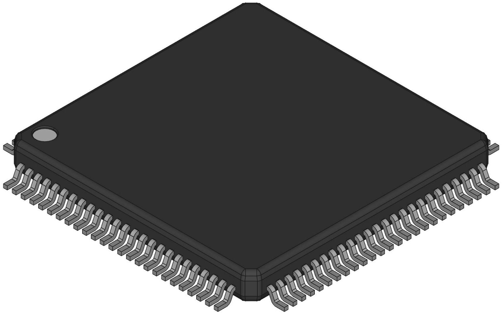 Diodes Incorporated-PI7C8952AFAE UARTs UART 2-CH 128byte FIFO 100-Pin LQFP