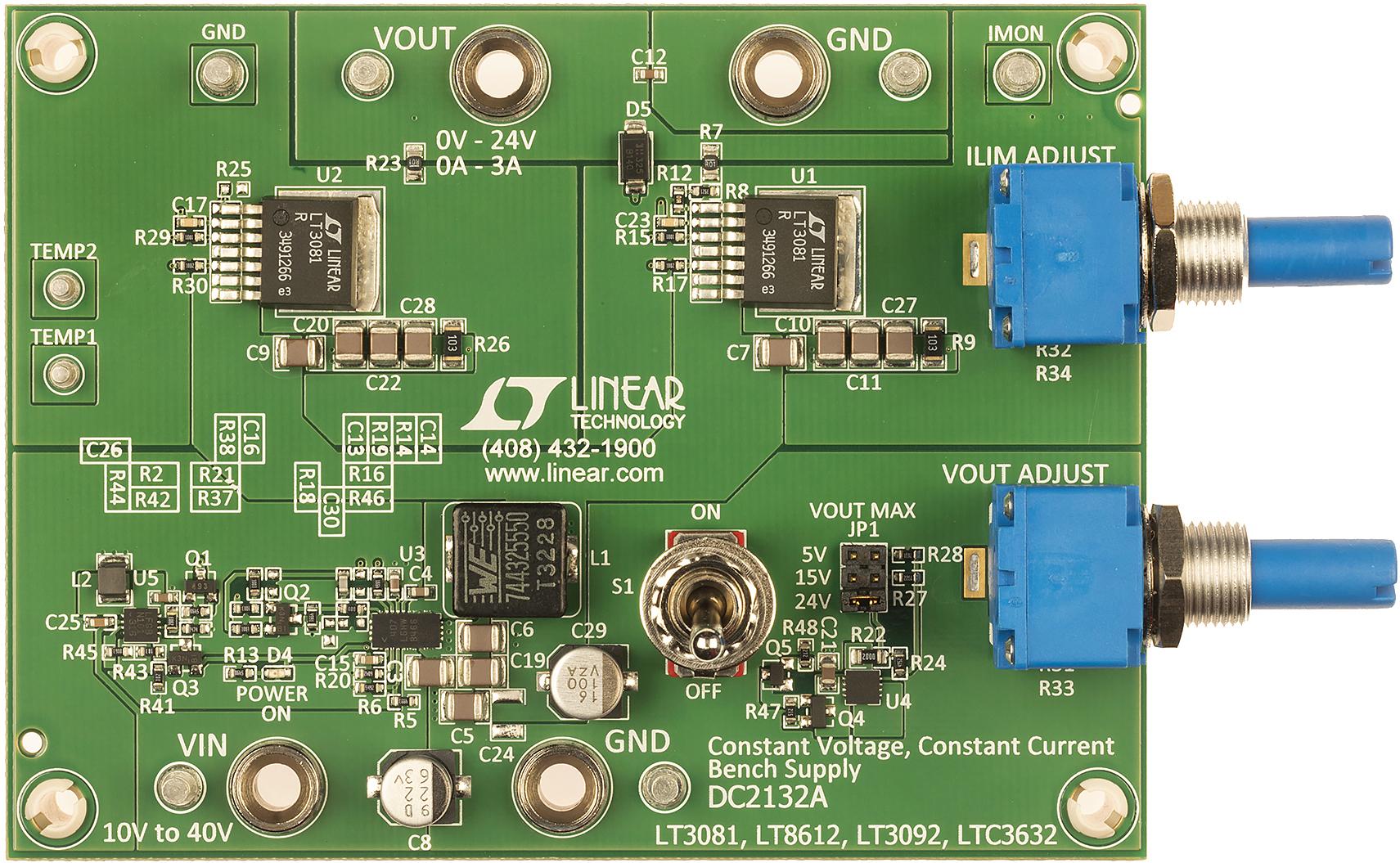 Analog Devices-DC2123A 电源管理开发电路板和套件 LT3790 DC to DC Controller 23.5V to 24.5V Output Demonstration Circuit