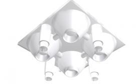 Carclo Technical Plastics-10613 Lighting Accessories Wide Spot LED Accessories