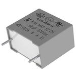 Cap Film Suppression X2 0.33uF 630VDC/300VAC PP 10%( 26.5 X 7 X 16mm) Radial Plastic Rectangular Can 22.5mm 110°C T/R