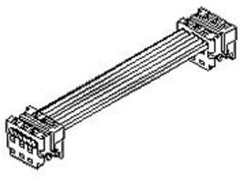 Molex-92315-1029 Assemblaggio cavo a nastro piatto Cable Assembly 0.29m 28AWG 1.27mm 10 to 10 POS Picoflex to Picoflex F-F Bag