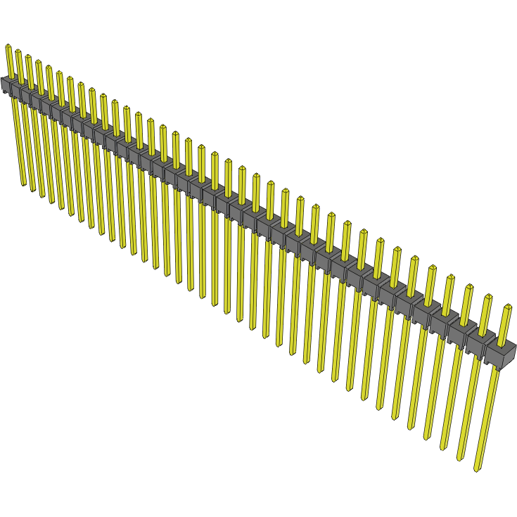 Samtec-TSW-137-12-T-S 连接器插头及 PCB 插座 Conn Unshrouded Header HDR 37 POS 2.54mm Solder ST Top Entry Thru-Hole Bulk
