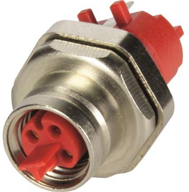 HARTING-21023412431 Connecteur circulaire Conn M8 Circular SKT 4 POS Solder ST Thru-Hole 4 Terminal 1 Port