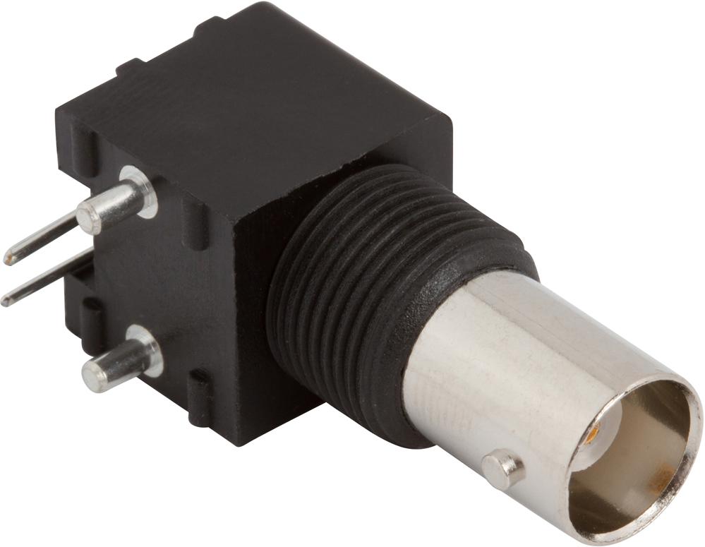 Amphenol RF-031-5538 RF-Steckverbinder Conn BNC 0Hz to 1GHz 50Ohm Solder RA Thru-Hole RCP Gold