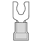Molex-191150015 Steckverbinderanschlüsse Snap Spade Tongue Terminal 18-22AWG Copper Red 23.3mm Tin Avikrimp™ T/R