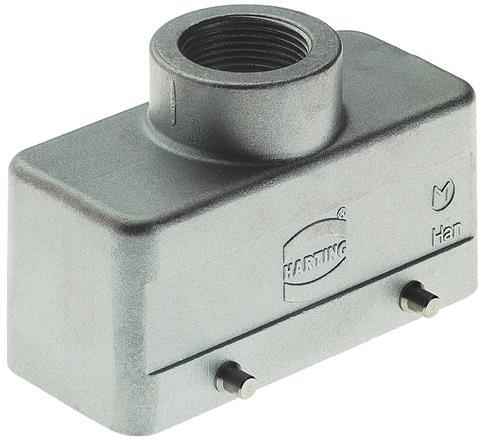 HARTING-19628241422 Schrumpfbalgenadapter Hood 180° 24B Shell Size Die Cast Aluminum Double Lock Han®