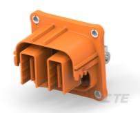 TE Connectivity-2344512-1 Connector Discrete Wire Housing Housing for Male Terminals, Wire-to-Panel, 2 Position