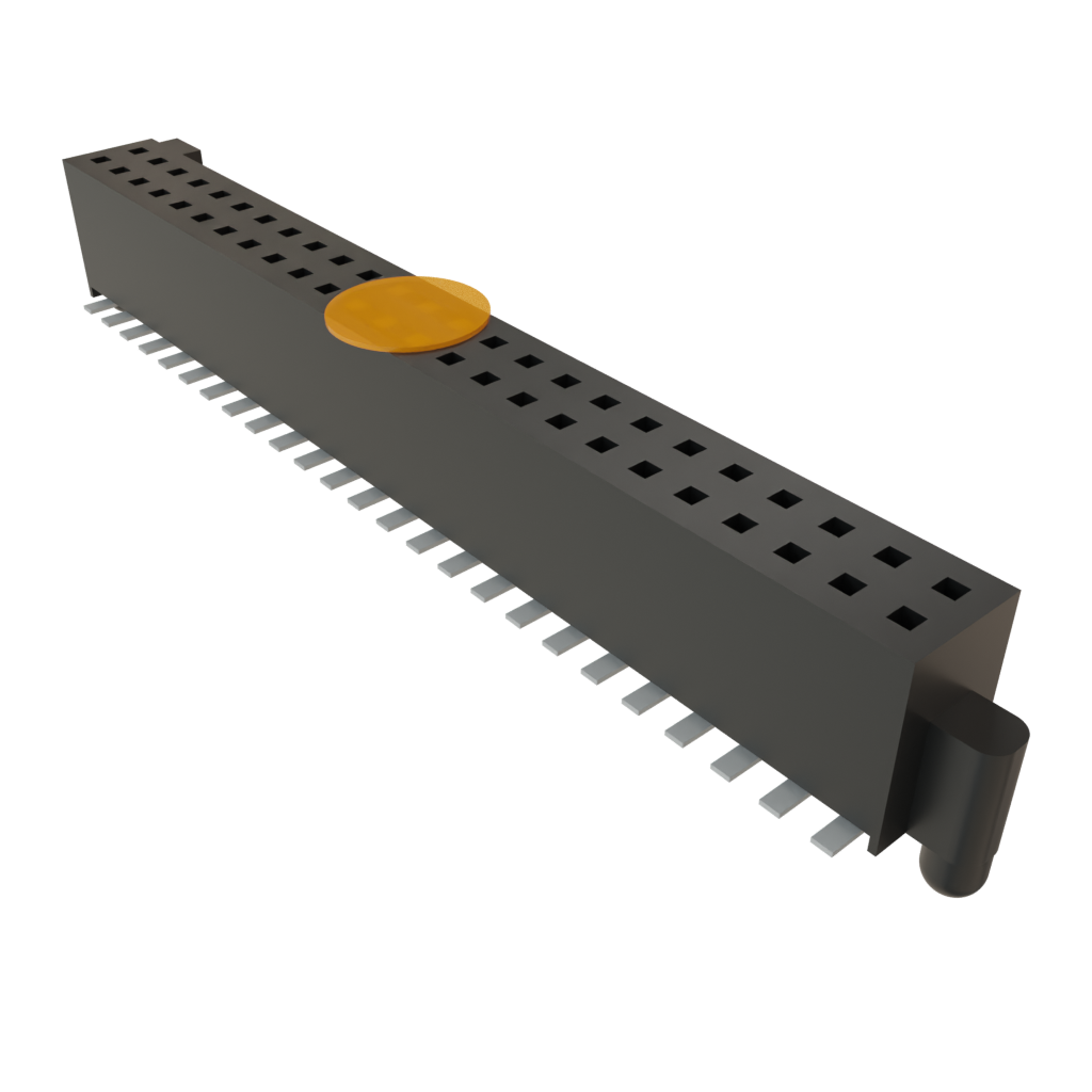 Samtec-SFM-125-02-S-D-A-K-TR Cabezales del conector y receptáculos PCB Conn Socket Strip SKT 50 POS 1.27mm Solder ST Top Entry SMD TIGER EYE™ T/R