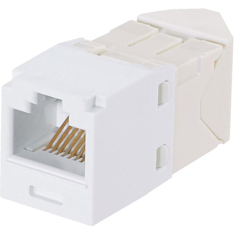 Panduit-CJLR688TGWH-24 Raccordement téléphone et télécom Conn RJ-45 F 8 POS IDT Cable Mount 8 Terminal 1 Port Mini-Com® Cat 6 Bulk