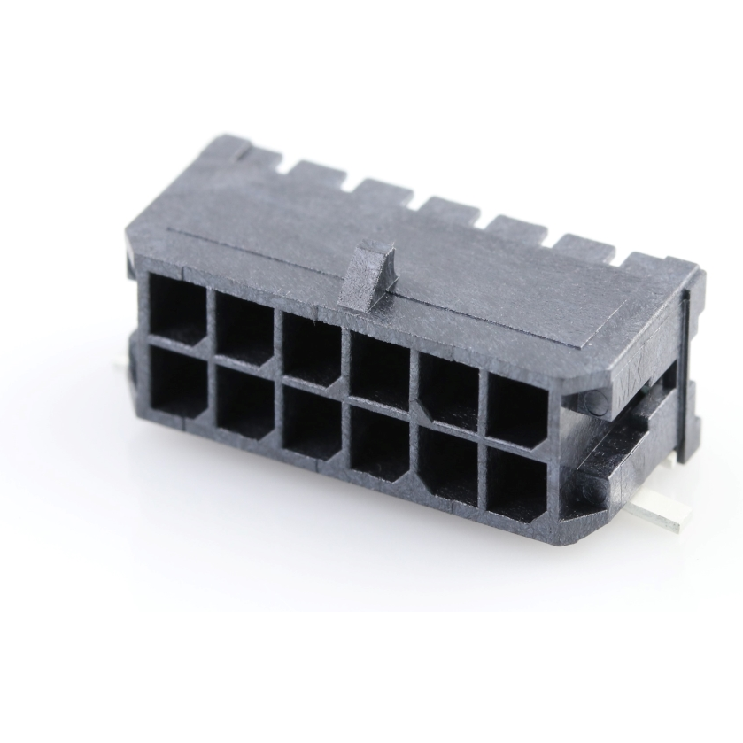 Molex-430451211 连接器插头及 PCB 插座 Conn Wire to Board HDR 12 POS 3mm Solder RA Side Entry SMD T/R