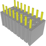 Conn Bottom Mount Socket Strip SKT 16 POS 2.54mm Solder ST Bottom Entry Thru-Hole Bulk