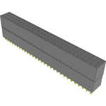 Conn Elevated Socket SKT 87 POS 2.54mm Solder ST Top Entry Thru-Hole Tube