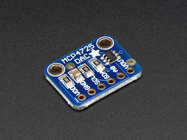 Adafruit Industries-935 Datenkonvertierung, Entwicklungsplatinen und -kits MCP4725 Breakout Board - 12-Bit DAC w/I2C Interface