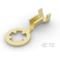 TE Connectivity-61436-1-CUT-TAPE Steckverbinderanschlüsse Ring Tongue Terminal 16-22AWG Brass 19.61mm Reel/Strip