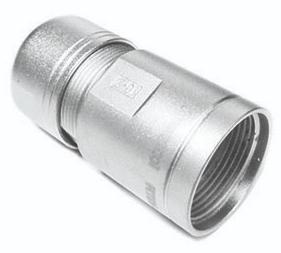 Amphenol-RT0S-14CG-S1 Adaptateurs pour manchons thermorétractables Short Cord Grip 180° 14 Shell Size Nickel Zinc Alloy Self Lock