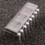 Kingbright America LLC-KB845 Transistor- und fotovoltaischer Ausgang, Optokoppler Optocoupler DC-IN 4-CH Darlington DC-OUT 16-Pin DIP Tube
