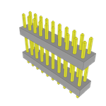 Conn Board Stacker HDR 20 POS 2mm Solder ST Top Entry Thru-Hole Bulk