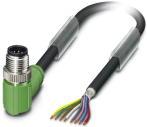PHOENIX CONTACT-1522820 Montajes de cables, otros Cable Assembly Sensor/Actuator 3m 24AWG M12 Circular 8 POS M Crimp