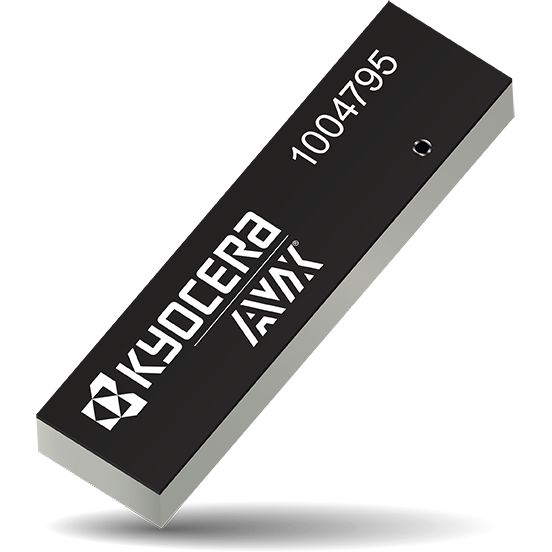 KYOCERA AVX Components Corporation-1004795 Antenne Antenna Embedded 3.1dBi Gain 960MHz/1600MHz/1610MHz/2200MHz/2400MHz/2700MHz 8-Pin SMD T/R