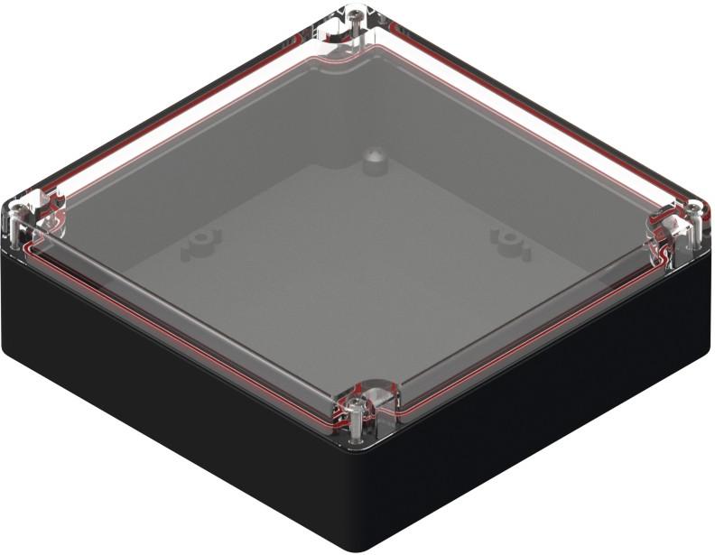 Serpac Electronic Enclosures-RB66P06C16B Cajas, compartimentos y anaqueles Black/Clear Polycarbonate Bracket Mount Watertight Enclosure	 <h4><strong>CALIFORNIA&nbsp;PROPOSITION</strong> ⚠️<strong>65&nbsp;WARNING</strong>⚠️</h4>