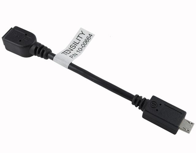 Tensility International-10-00664 Cable Assembly USB Cable Assembly USB 0.1m Mini USB Type B to Micro USB Type B 5 to 5 POS PL-PL 28AWG