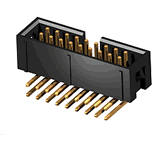 On-Shore Technology, Inc-302-R401 连接器插头及 PCB 插座 Conn Shrouded Header (4 Sides) HDR 40 POS 2.54mm Solder RA Thru-Hole