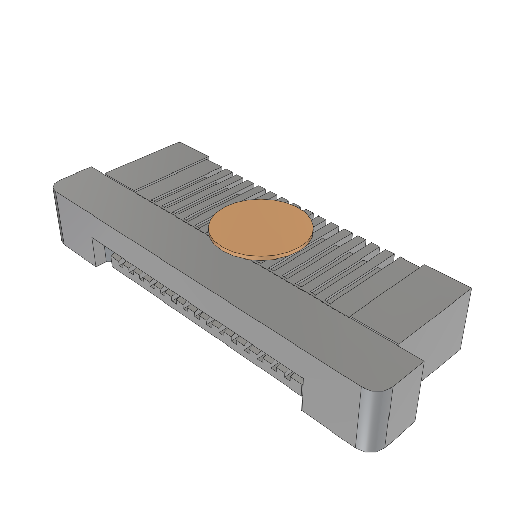 Samtec-ZF5S-15-01-T-WT-K Connettore FFC-FPC Conn FFC Connector SKT 15 POS 0.5mm Solder RA SMD Tube