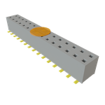 Conn Socket Strip SKT 30 POS 2mm Solder ST Bottom Entry SMD T/R