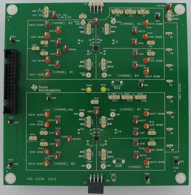 Texas Instruments-TPS22993EVM-033 Power Management Development Boards and Kits TPS22993 Power Switch Evaluation Board