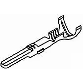 TE Connectivity-171631-1 Connector Contact Contact PIN Crimp ST Cable Mount 20-24AWG Reel