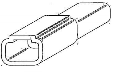 Delphi-2962984-B Einzeladersteckverbinder, Gehäuse Conn Housing M 1 POS Crimp ST Cable Mount Natural