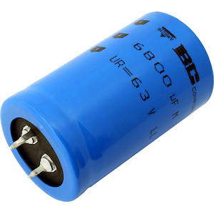 Vishay-MAL215816682E3 Capacitor Aluminum Electrolytic Cap Aluminum Lytic 6800uF 25V 20% (22 X 35mm) Snap-In 10mm 0.069 Ohm 3.37A 5000h 105°C Bulk