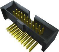 Samtec-SHF-103-01-F-D-SM-LC 连接器插头及 PCB 插座 Conn Shrouded Header HDR 6 POS 1.27mm Solder ST Top Entry SMD Tube