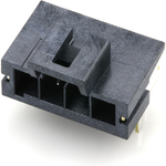 Conn Wire to Board HDR 4Power POS 3.5mm Solder RA Side Entry Thru-Hole Tray