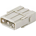 Conn Rectangular M 3 POS Screw ST Cable Mount Bag