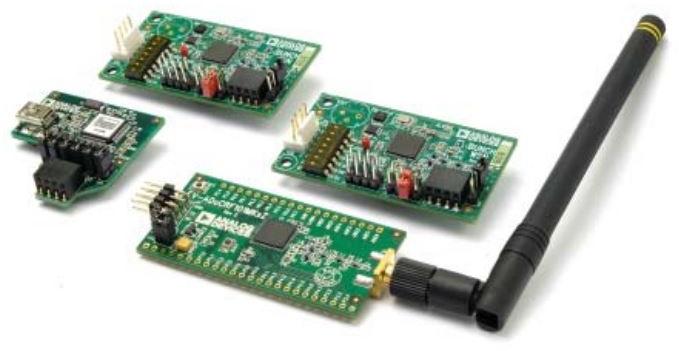 Analog Devices-EV-BUNCH-WSN-1Z 传感器开发电路板和套件 ADT75/ADuCRF101/ADXL362/APDS-9005/SHT21 Accelerometer/Ambient Light/Temperature and Humidity Sensor Evaluation Board