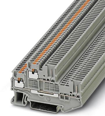 PHOENIX CONTACT-3212439 Steckverbinder, Klemmenblöcke Conn Double-Level Terminal Block 4 POS G DIN Rail/T DIN Rail 16A