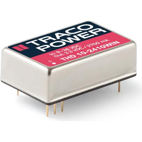 TRACO Electronic AG-THD 10-4812WIN 直流-直流转换器和开关式调节器模块 Module DC-DC 48VIN 1-OUT 12V 0.833A 10W 8-Pin DIP Module