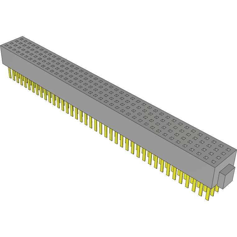 Samtec-FOLC-140-04-L-Q Connector Headers and PCB Receptacles Conn Socket Strip SKT 160 POS 1.27mm Solder ST Thru-Hole Tube