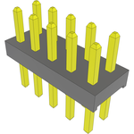 Conn Unshrouded Header HDR 10 POS 2mm Solder ST Top Entry Thru-Hole Bulk